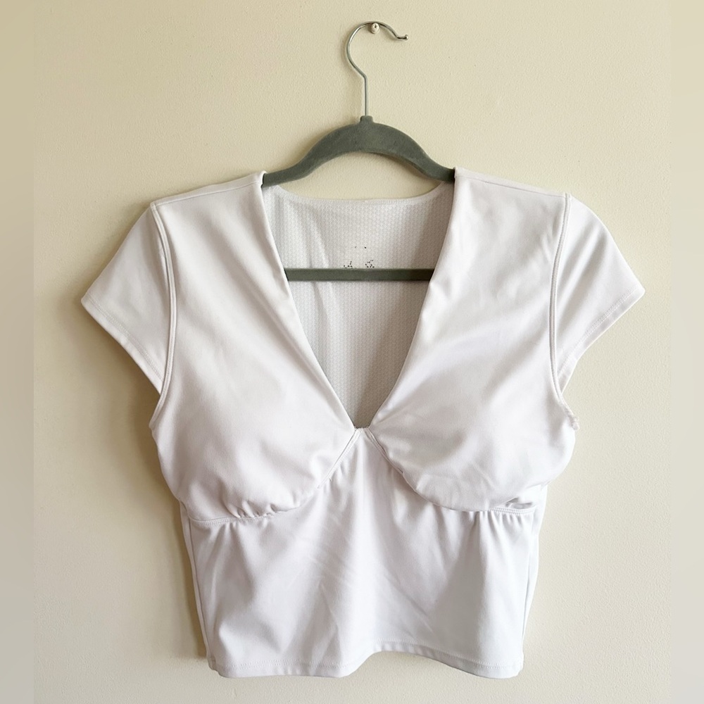 White Athletic Top